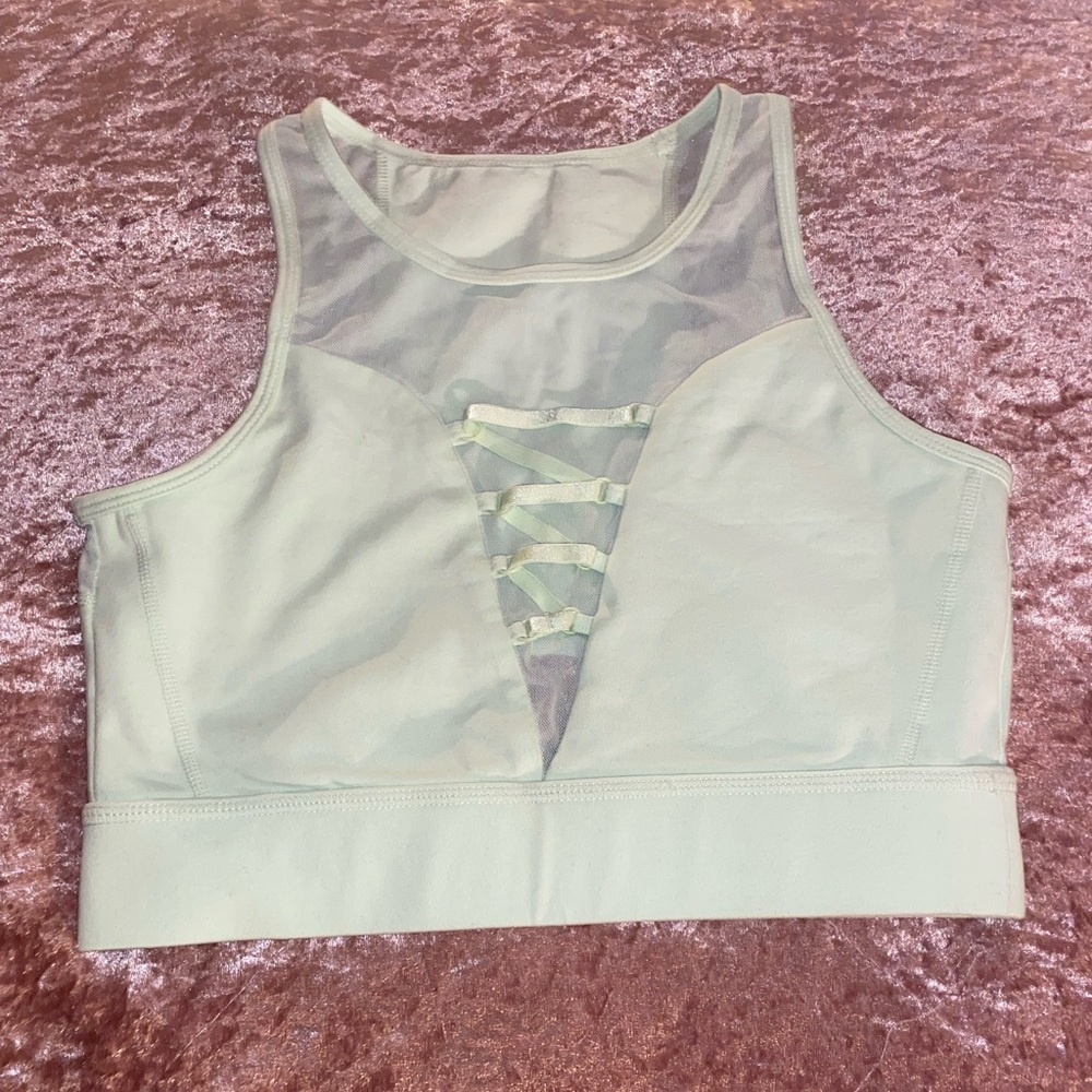 Mono B Lace Up Sports Bra
